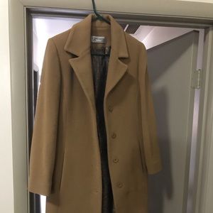 Camel colored trench coat